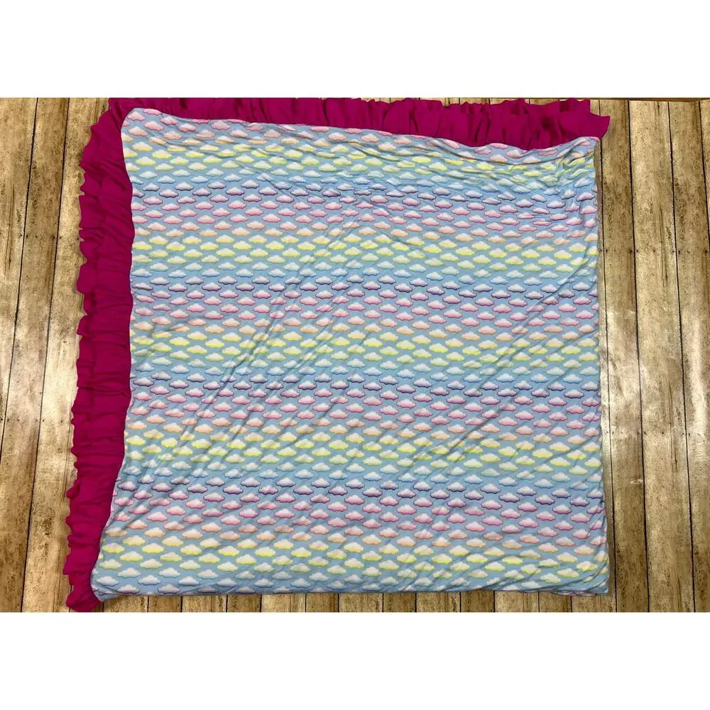 Posh Peanut Lisa Frank Angel Kitty Luxe Patoo Bamboo Blanket 60x60